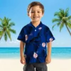 New York Yankees Hawaiian Shirt - Palm Leaf Navy Aloha Shirt