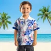 New York Yankees Hawaiian Shirt - Patriotic Hibiscus Design Navy White Aloha Shirt