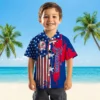 New York Yankees Hawaiian Shirt - Stitched Flag Navy Aloha Shirt