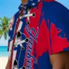 New York Yankees Hawaiian Shirt - Stitched Flag Navy Aloha Shirt