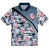 New York Yankees Hawaiian Shirt - Sunset Palms Navy White Aloha Shirt