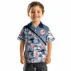 New York Yankees Hawaiian Shirt - Sunset Palms Navy White Aloha Shirt