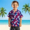 New York Yankees Hawaiian Shirt - Tropical Floral Navy Aloha Shirt