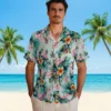 New York Yankees Hawaiian Shirt - Tropical Foliage Green Aloha Shirt