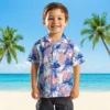 New York Yankees Hawaiian Shirt - Tropical Leaves White Aloha Shirt