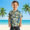 New York Yankees Hawaiian Shirt - Tropical Yoda Green Aloha Shirt