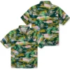 Oakland Athletics Hawaiian Shirt - Tropical Palms Aloha Shirt