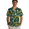 Oakland Athletics Hawaiian Shirt - Tropical Floral Pattern Aloha Shirt