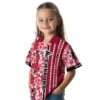Atlanta Falcons Hawaiian Shirt � Personalized Hibiscus Arrows Red White, Casual Button Down For Men & Women