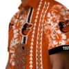 Baltimore Orioles Hawaiian Shirt - Personalized Hibiscus Arrows Orange White - Gift For Men, Women