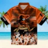 Baltimore Orioles Hawaiian Shirt - Personalized Tropical Canoe Orange - Gift For Men, Women