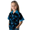 Carolina Panthers Hawaiian Shirt � Personalized Botanical Print Black, Casual Button Down For Men & Women