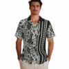 Chicago White Sox Hawaiian Shirt - Personalized Hibiscus Arrows Black White Aloha Shirt