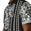 Chicago White Sox Hawaiian Shirt - Personalized Hibiscus Arrows Black White Aloha Shirt