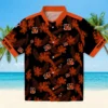 Cincinnati Bengals Hawaiian Shirt � Personalized Botanical Print Black, Casual Button Down For Men & Women