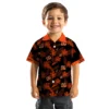Cincinnati Bengals Hawaiian Shirt � Personalized Botanical Print Black, Casual Button Down For Men & Women
