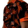Cincinnati Bengals Hawaiian Shirt � Personalized Botanical Print Black, Casual Button Down For Men & Women
