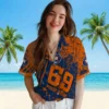 Houston Astros Hawaiian Shirt - Personalized Star Stripes Blue Aloha Shirt