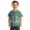 New York Jets Hawaiian Shirt - Personalized Tribal Stripes Green White Aloha Shirt