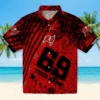 Tampa Bay Buccaneers Hawaiian Shirt - Personalized Star Stripes Red Aloha Shirt