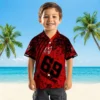 Tampa Bay Buccaneers Hawaiian Shirt - Personalized Star Stripes Red Aloha Shirt
