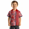 Washington Nationals Hawaiian Shirt - Personalized Hibiscus Arrows Red White Aloha Shirt