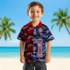 Washington Nationals Hawaiian Shirt - Personalized Palm Silhouettes Red Aloha Shirt