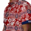 Washington Nationals Hawaiian Shirt - Personalized Tribal Stripes Red White Aloha Shirt