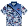 Philadelphia Phillies Hawaiian Shirt - Sunset Palms Blue White Aloha Shirt