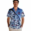 Philadelphia Phillies Hawaiian Shirt - Sunset Palms Blue White Aloha Shirt