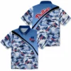 Philadelphia Phillies Hawaiian Shirt - Sunset Palms Blue White Aloha Shirt