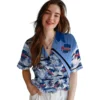 Philadelphia Phillies Hawaiian Shirt - Sunset Palms Blue White Aloha Shirt