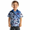 Philadelphia Phillies Hawaiian Shirt - Sunset Palms Blue White Aloha Shirt