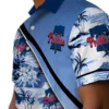 Philadelphia Phillies Hawaiian Shirt - Sunset Palms Blue White Aloha Shirt
