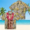 Pittsburgh Pirates Hawaiian Shirt - Chest Illusion Black Aloha Shirt