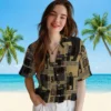Pittsburgh Pirates Hawaiian Shirt - Tribal Symbols Black Aloha Shirt