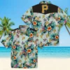 Pittsburgh Pirates Hawaiian Shirt - Tropical Foliage Green Aloha Shirt