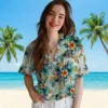Pittsburgh Pirates Hawaiian Shirt - Tropical Foliage Green Aloha Shirt