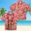 San Francisco 49ers Hawaiian Shirt - Chest Illusion Red Aloha Shirt