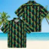 San Francisco 49ers Hawaiian Shirt - Corn Motifs Black Green Aloha Shirt
