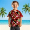 San Francisco 49ers Hawaiian Shirt - Flamingo Leaves Red Aloha Shirt