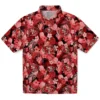 San Francisco 49ers Hawaiian Shirt - Floral Pineapple Red Aloha Shirt