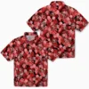 San Francisco 49ers Hawaiian Shirt - Floral Pineapple Red Aloha Shirt