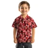 San Francisco 49ers Hawaiian Shirt - Floral Pineapple Red Aloha Shirt