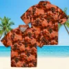 San Francisco Giants Hawaiian Shirt - Coastal Palms Orange Aloha Shirt