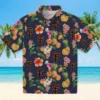 San Francisco Giants Hawaiian Shirt - Hibiscus And Fruit Navy Blue Aloha Shirt