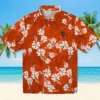San Francisco Giants Hawaiian Shirt - Hibiscus Clusters Orange Aloha Shirt