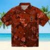 San Francisco Giants Hawaiian Shirt - Jungle Vibes Orange Aloha Shirt