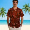 San Francisco Giants Hawaiian Shirt - Jungle Vibes Orange Aloha Shirt