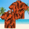 San Francisco Giants Hawaiian Shirt - Palm Leaf Orange Aloha Shirt